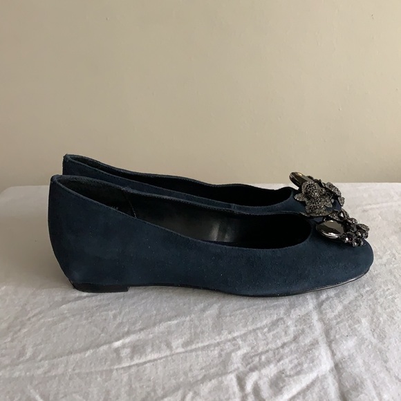 Kelsi Dagger “Alyona” Hidden Wedge Suede Flats - Picture 4 of 10